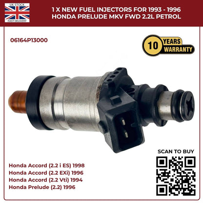 Fuel Injector  For Honda Prelude MKV (1993–1996)– FWD 2.2L Petrol | OEM Direct Fit Replacement