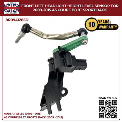 Front Left Headlight Level Sensor for Audi A4 / Q5 (2009–2015) – OEM 8R0941285E