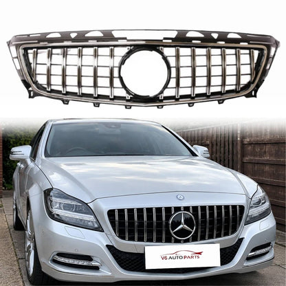 For Mercedes‑Benz CLS‑Class C218 (2011–2014) Panamericana Front Radiator Grille – Fits CLS350