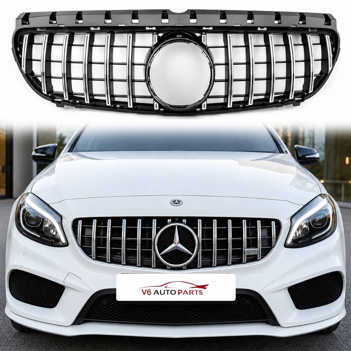 Frontstoßstangengrill für Mercedes Benz B-Klasse 2015 bis 2018 W246 B200 B220 180 GT 