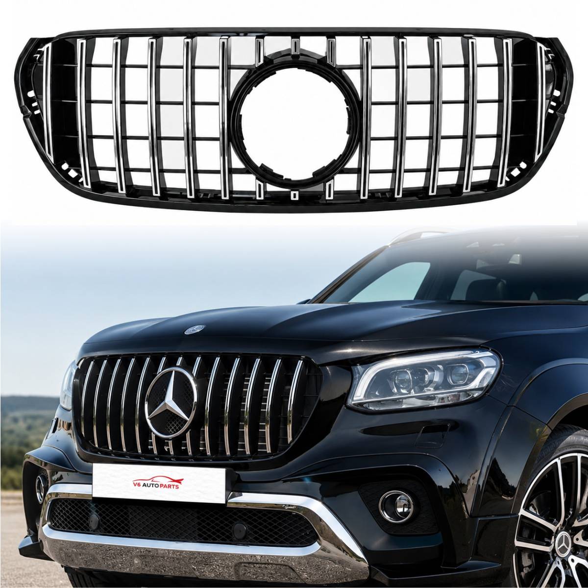 GT-Kühlergrill vorne für X-Klasse X470 Panamericana Pickup 2019–2022