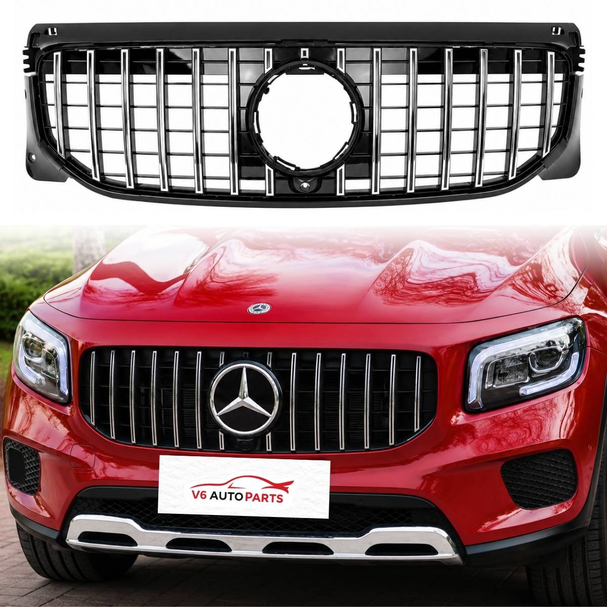 Mercedes-Benz GLB-Class X247 Panamericana Front Radiator Grille (2019–2024) – AMG Line GT | GLB180 GLB200 GLB220 GLB250 GLB35