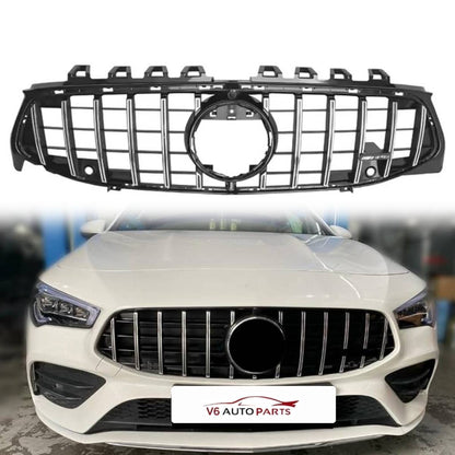 Mercedes‑Benz CLA‑Class X118 (2019–2023 Facelift) – GT Front Radiator Grille Chrome Upgrade for CLA200d