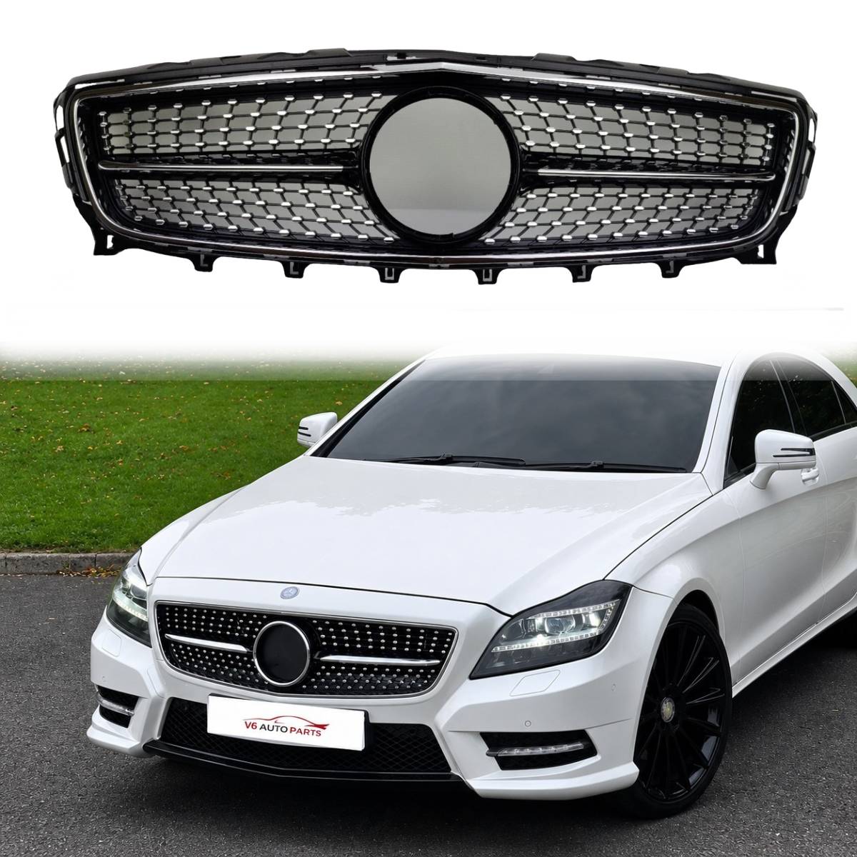 Front Radiator Grille – Mercedes-Benz CLS-Class X218 (2011‑2014) | Fits CLS400, CLS350, CLS53