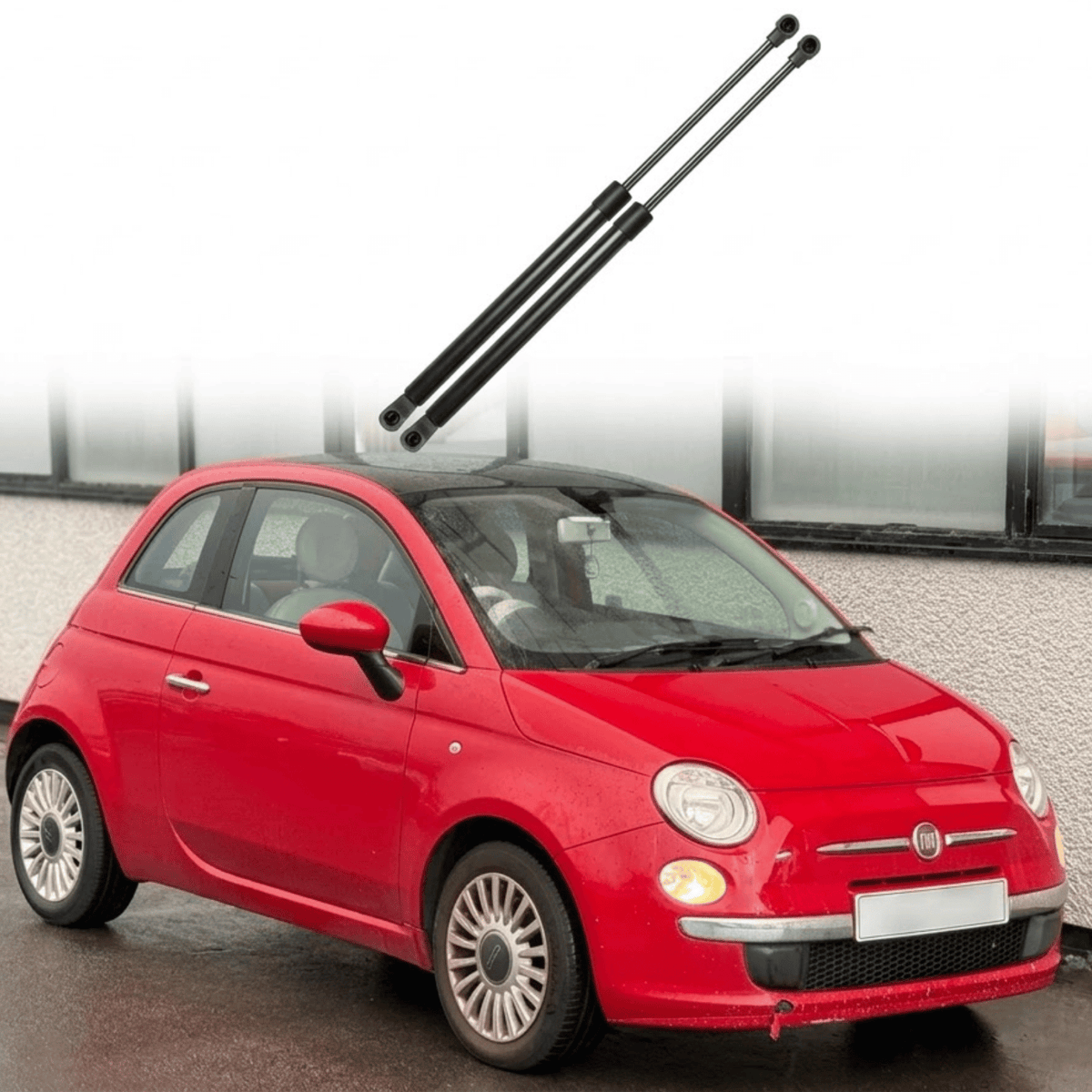Image of Fiat 500 tailgate gas strut pair 51785412