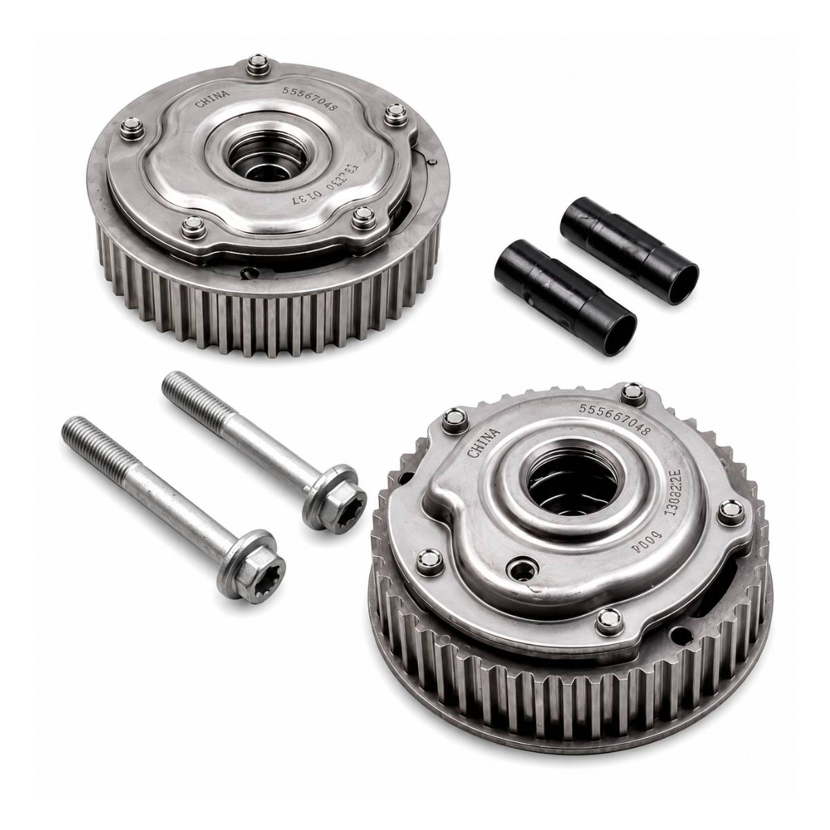 2x Camshaft Exhaust Timing Gear Adjusters for Vauxhall Zafira C (2011–2019) – A16XER A18XER Engines