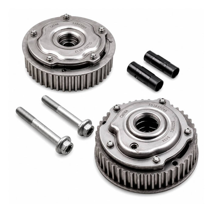 image of 2x camshaft exhaust timing gear adjusters for Vauxhall Zafira C 55567048 55567049