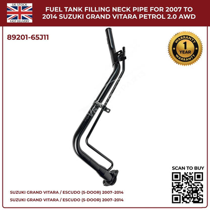 Fuel Filler Neck Pipe 1710A416 – Fits Mitsubishi ASX 2010–2017 (1.6, 1.8, 2.0 Petrol)