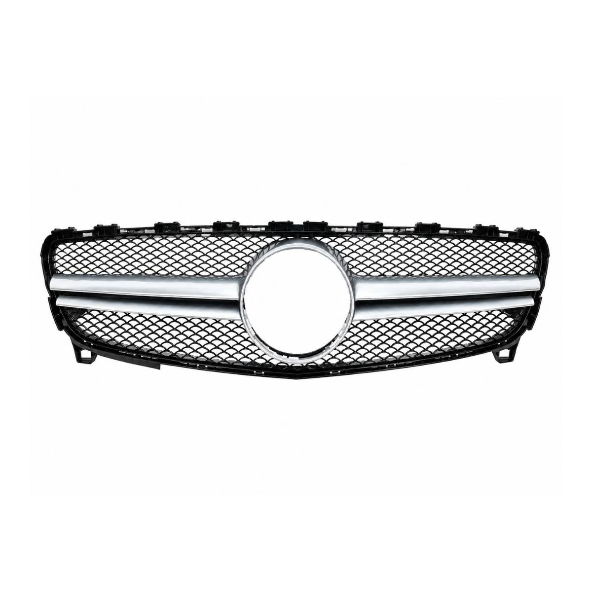 Mercedes-Benz A-Class W176 (2015–2018) Front Bumper Chrome AMG Grille – Fits A160, A200, A45 Facelift
