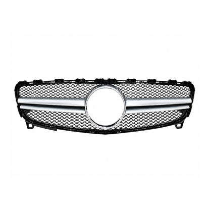 Mercedes-Benz A-Class W176 (2015–2018) Front Bumper Chrome AMG Grille – Fits A160, A200, A45 Facelift