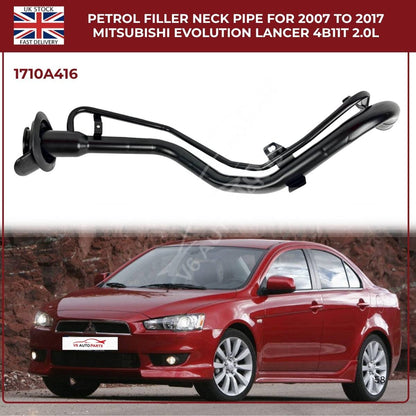Fuel Filler Neck Pipe 1710A416 – Fits Mitsubishi ASX 2010–2017 (1.6, 1.8, 2.0 Petrol)