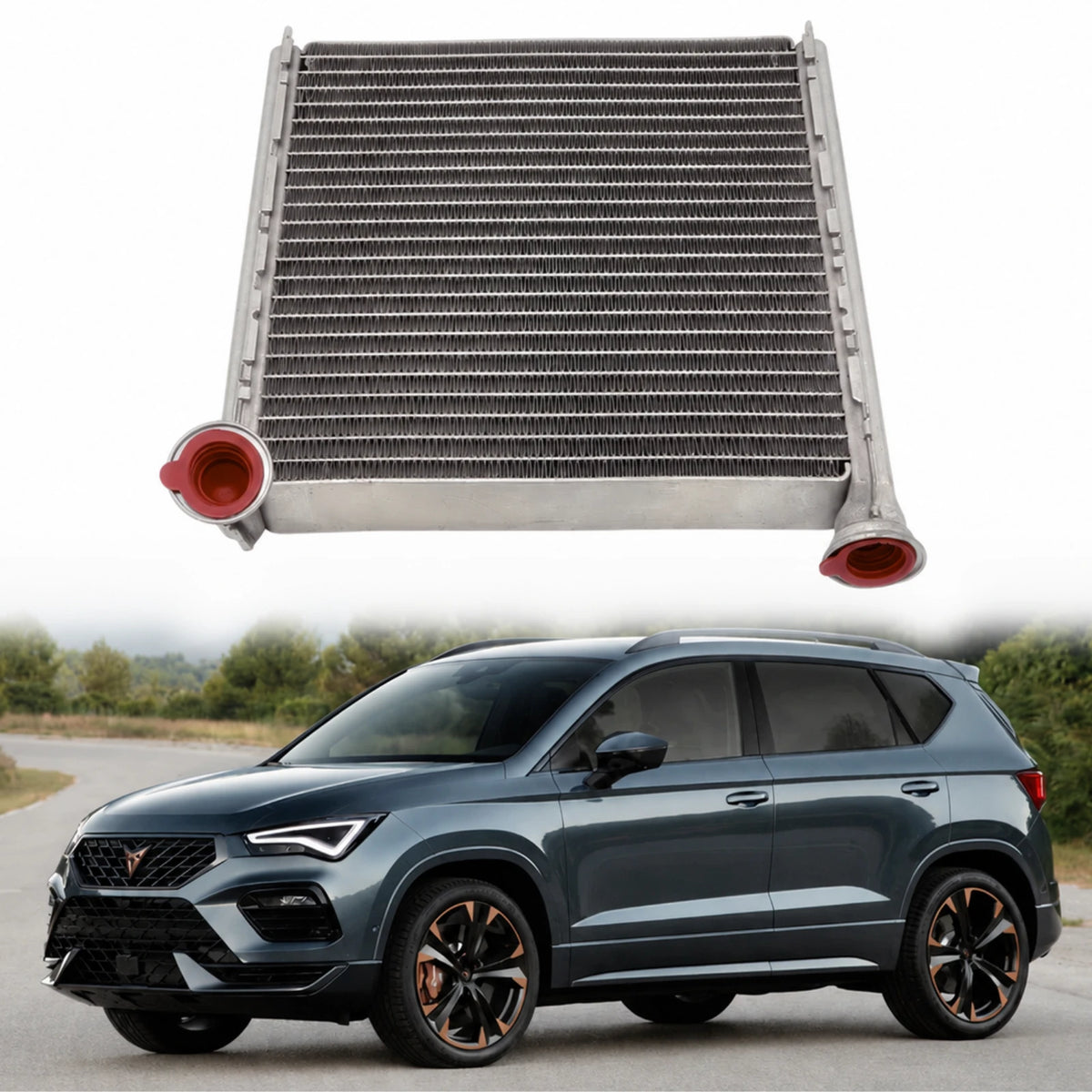 Image of Car Heater Core With Tube 5Q0819031B for VW Tiguan and Touran