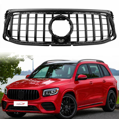 Front Bumper Panamericana Black Grille for Mercedes-Benz GLB-Class X247 (2019–2024) AMG-Line GT | Fits GLB35 & Compatible Models