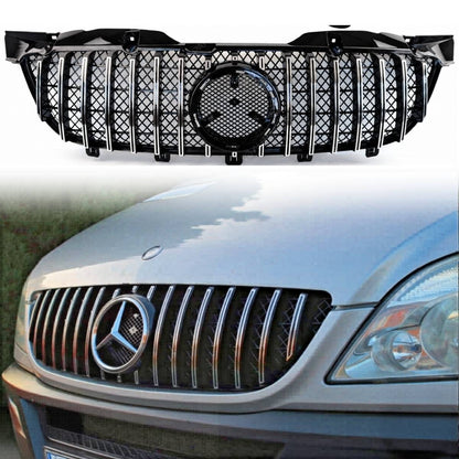 Front Radiator Grille Silver Chrome – Mercedes Sprinter W906 MK2 Pre‑Facelift 2009‑2013