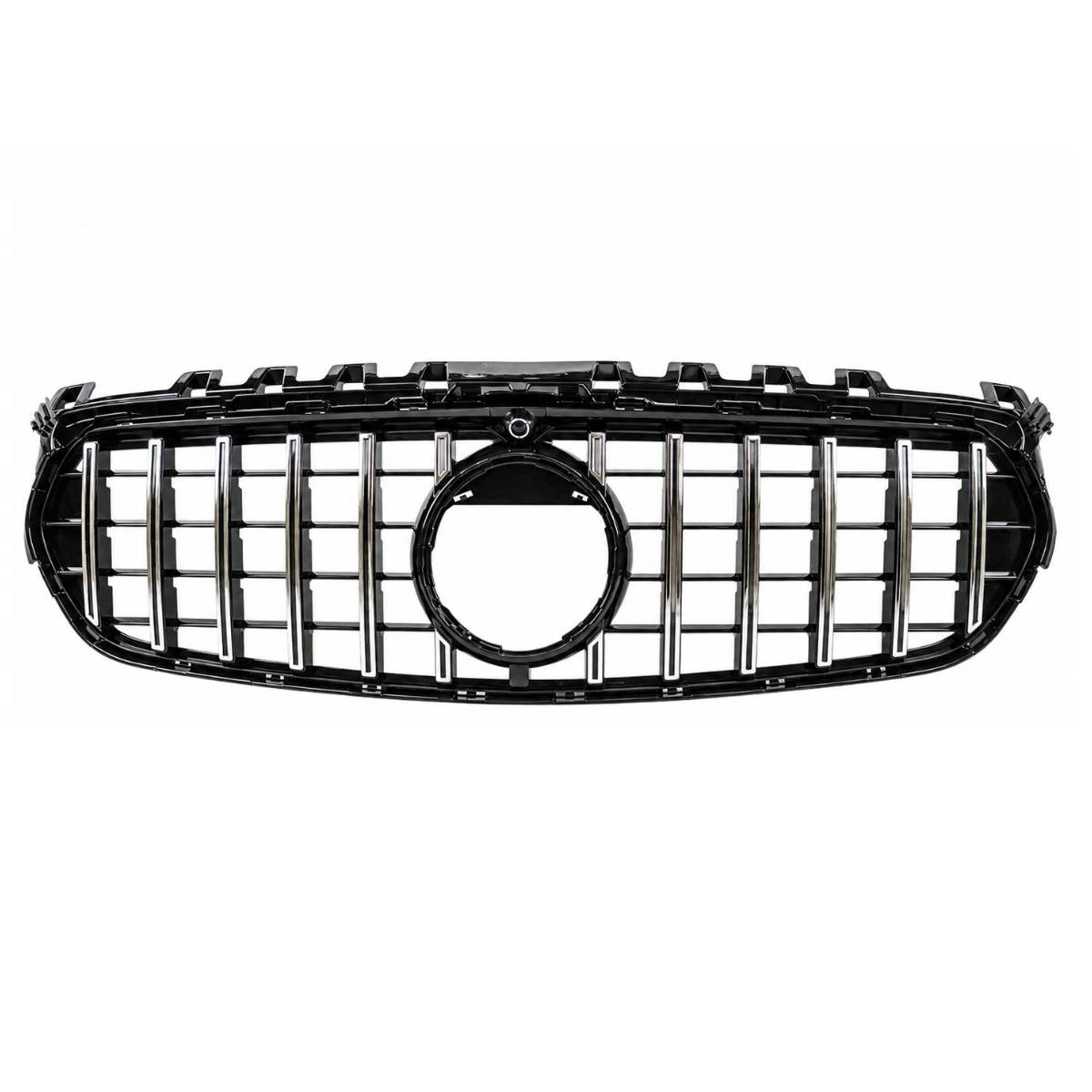 For Mercedes B-Class W247 B200 Compatible Front Bumper Chrome Grille 2018-2023 Panamericana