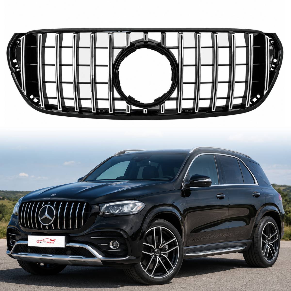 GT-Kühlergrill vorne für X-Klasse X470 Panamericana Pickup 2019–2022