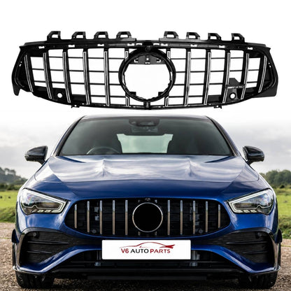 Mercedes‑Benz CLA‑Class X118 (2019–2023 Facelift) – GT Front Radiator Grille Chrome Upgrade for CLA200d