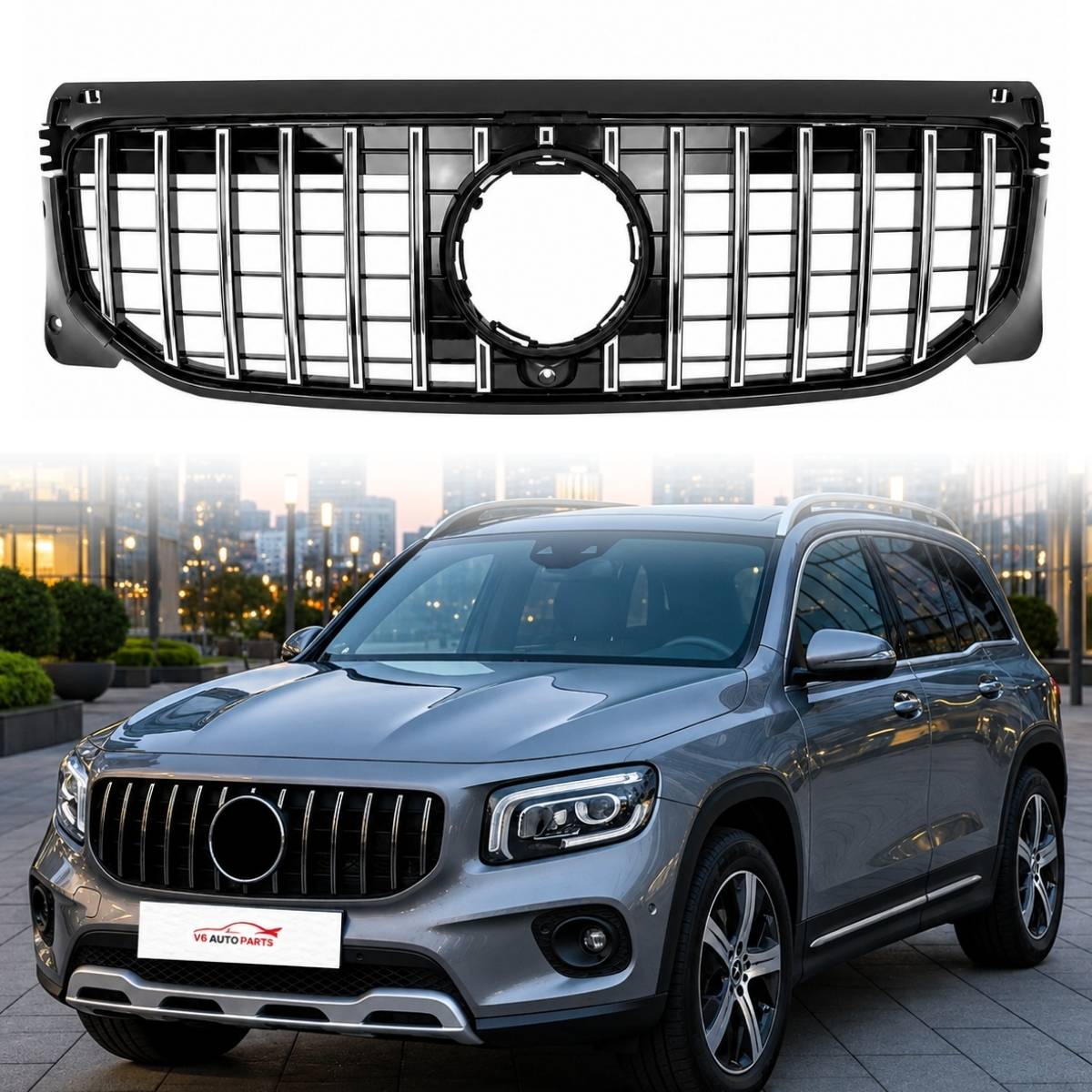 Mercedes-Benz GLB-Class X247 Panamericana Front Radiator Grille (2019–2024) – AMG Line GT | GLB180 GLB200 GLB220 GLB250 GLB35