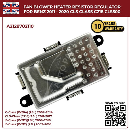 Mercedes-Benz Fan Blower Heater Regulator A2128702110 | Fits CLS-Class C218/W218 (2011–2020)