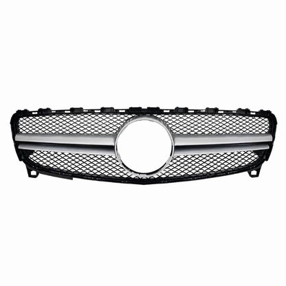 Mercedes-Benz A-Class W176 (2015–2018) Front Bumper Chrome AMG Grille – Fits A160, A200, A45 Facelift