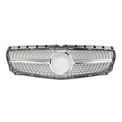 For Mercedes Benz B‑Class W246 Front Bumper Chrome Diamond Grille – Fits B180 & B250 (2011–2014)