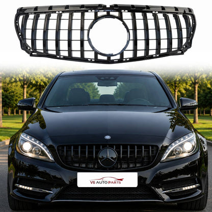 Mercedes-Benz B-Class W246 B200 GT Style Gloss Black Front Bumper Mesh Grille (2011–2014)