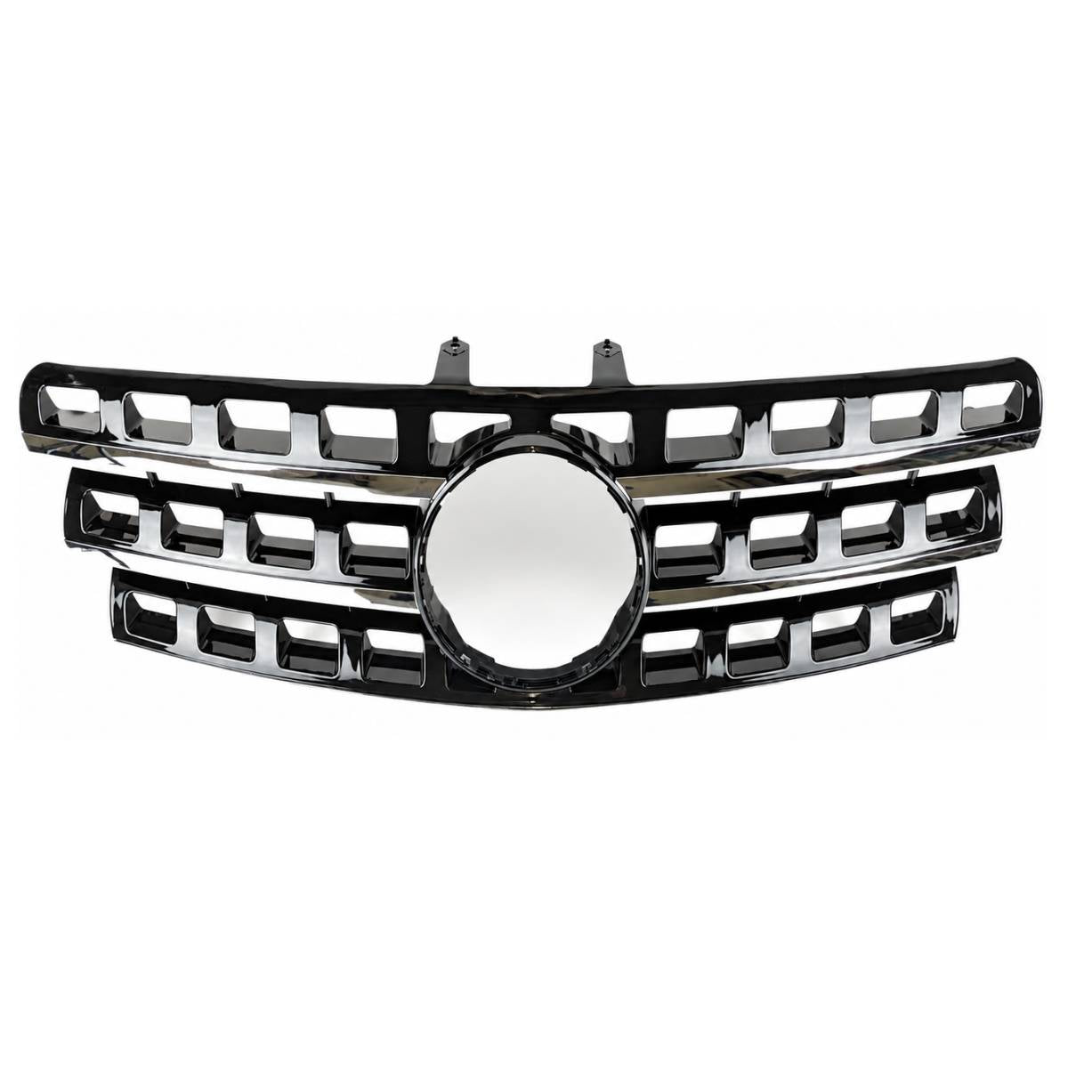 For Mercedes M‑Class W164 Front Radiator Black Grille (2009–2012 ML300, ML430)