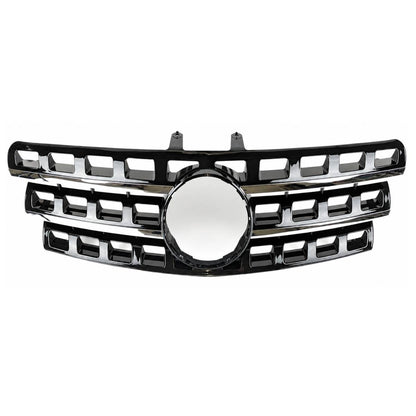 For Mercedes M‑Class W164 Front Radiator Black Grille (2009–2012 ML300, ML430)