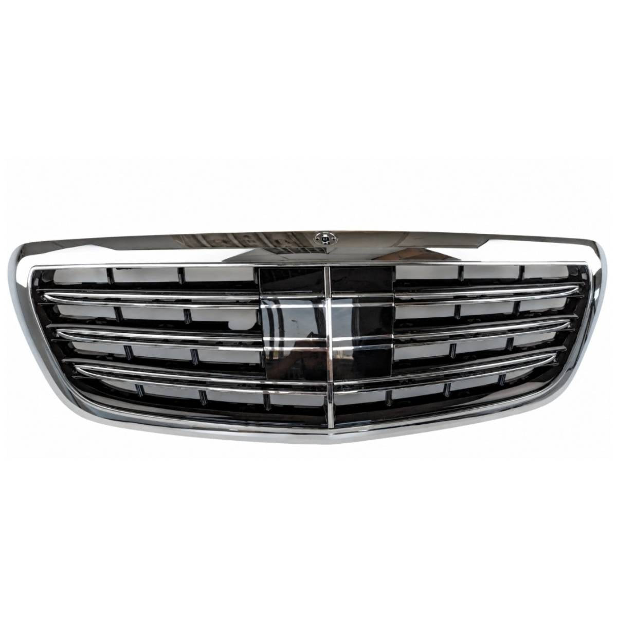 For Mercedes S-Class W222 S65 Maybach Front Radiator Chrome Grille (2014–2020)
