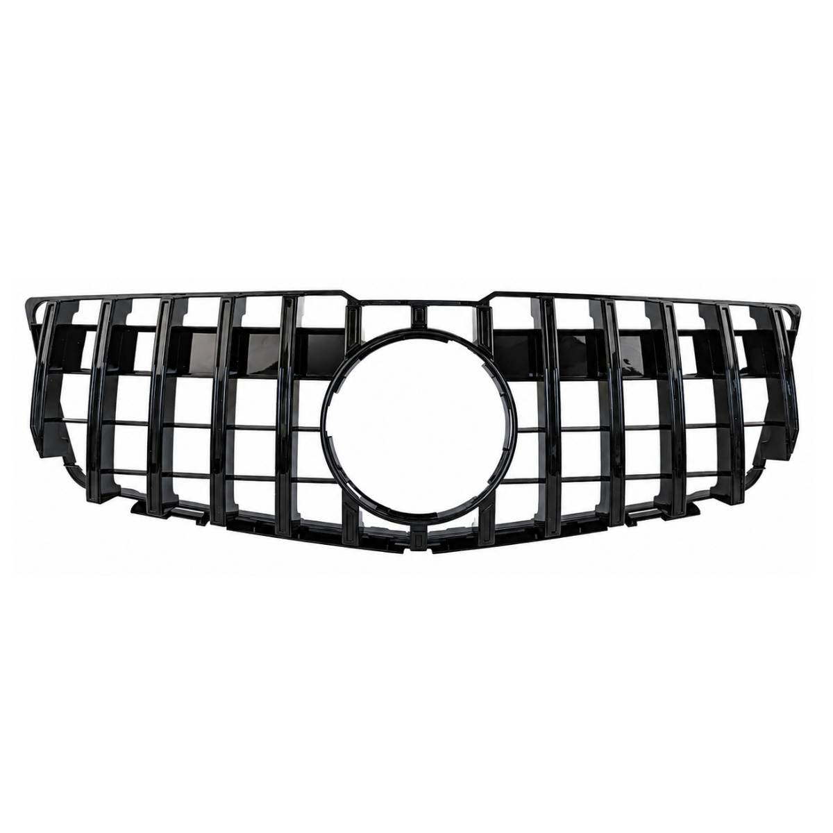 For Mercedes-Benz GLK-Class X204 (2008–2012) GLK250 Front Radiator Grille – Black Panamericana GT Style