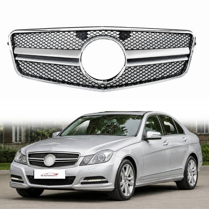 For Mercedes E‑Class W212 (2009–2013 Pre‑Facelift) E63 AMG Style Front Radiator Bumper Grille – Saloon & Estate