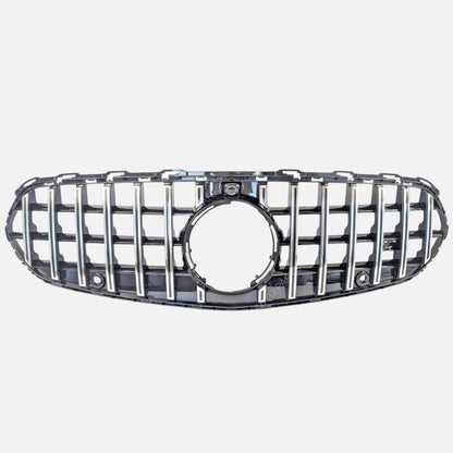 For Mercedes-Benz C-Class W206 (2020–2023) Panamericana GT Front Radiator Chrome Grille – C220 Compatible