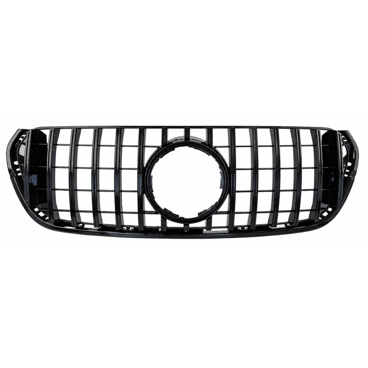 For Mercedes-Benz X-Class X470 Front Bumper GT Style Gloss Black Grille (2019–2022, 220d)