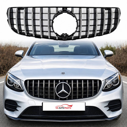 For Mercedes-Benz GLC-Class X253 GT Front Radiator Grille – Fits GLC220, GLC300, GLC43 (2015–2019)