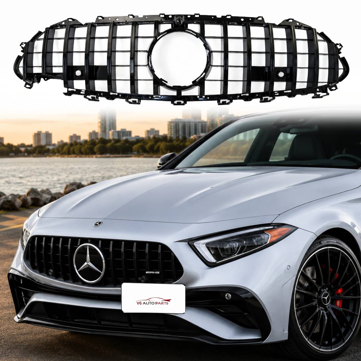 For Mercedes-Benz CLS-Class C257 GT Front Radiator Grille – Fits CLS300 & CLS350 (2019–2023)