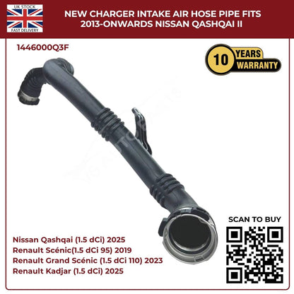 Image of OE replacement turbo intercooler hose 1446000Q3F for Renault Kadjar