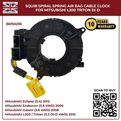 Squib Spiral Spring Airbag Clock Cable for Mitsubishi L200 Triton DI-D