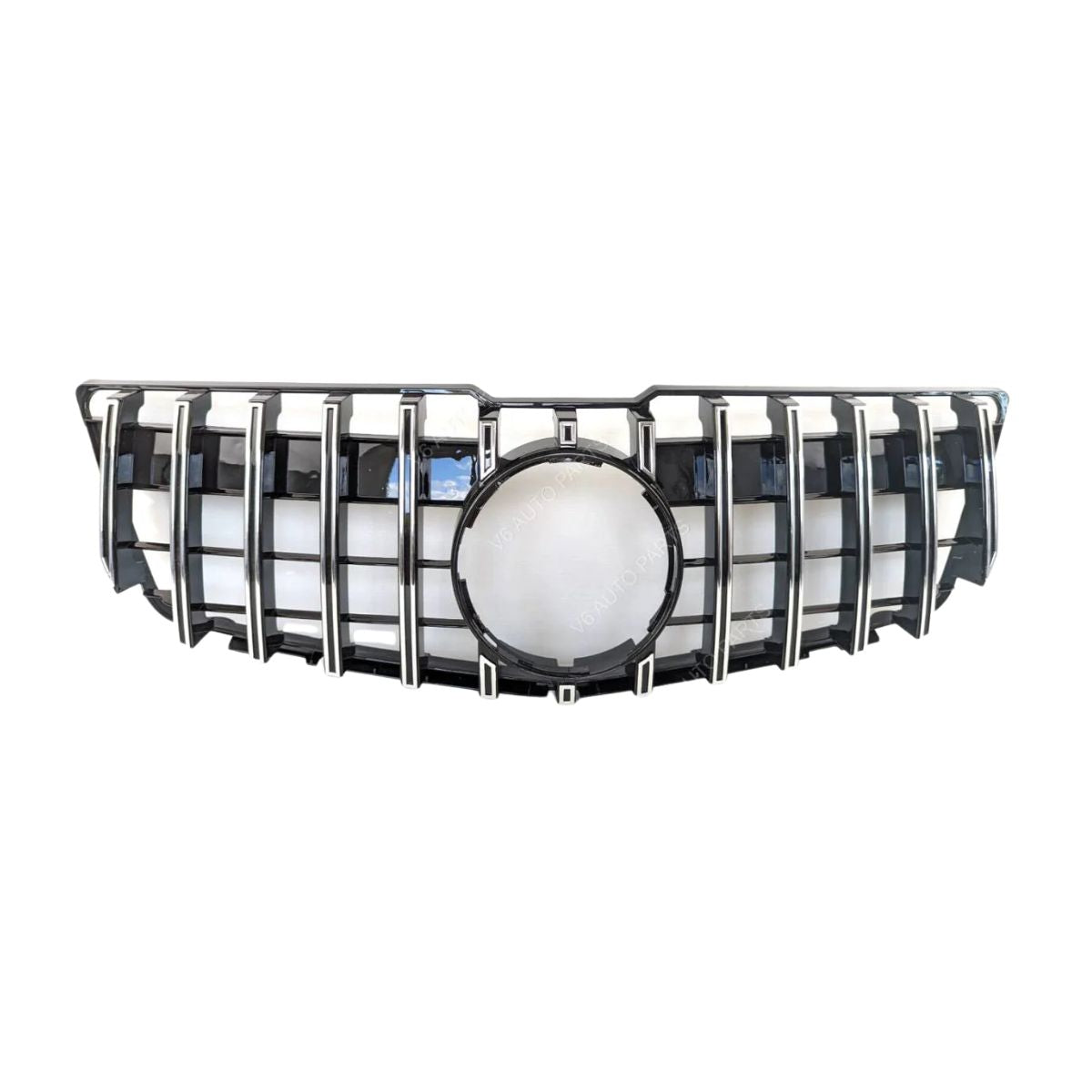 For Mercedes GLK-Class X204 Chrome Panamericana AMG GT-R Front Bumper Grille (2008–2012)