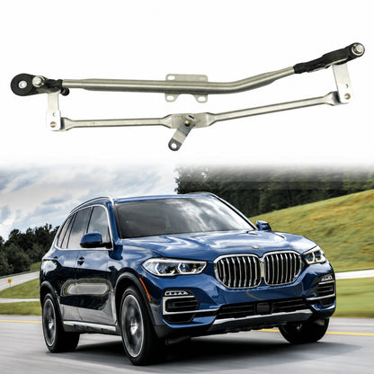 image of front windshield wiper linkage replacement for BMW X5 2007-2013 and X6 2008-2014 OEM 61617153734