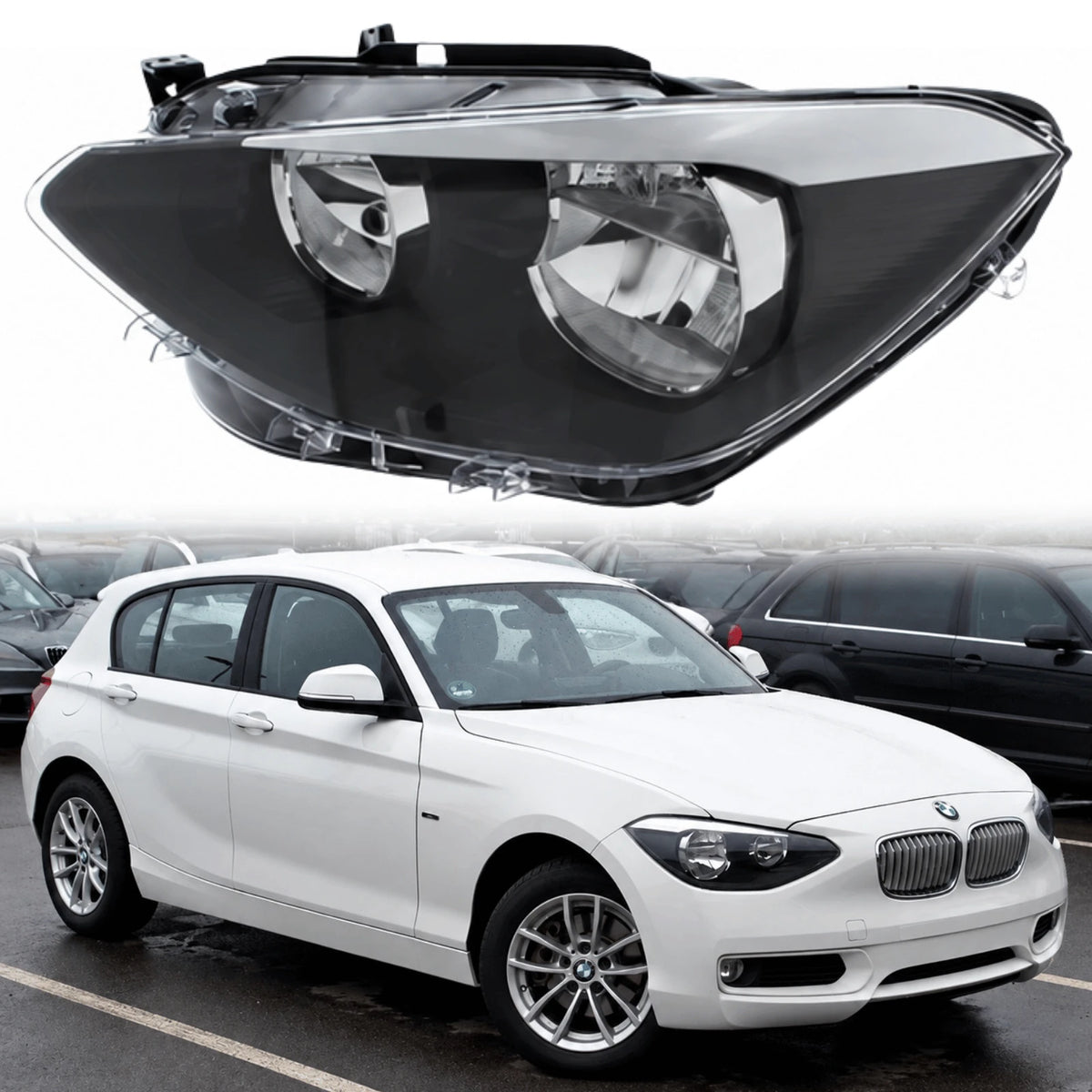 Image of BMW 1 Series F20 F21 Passenger Side Headlight – 63117229685