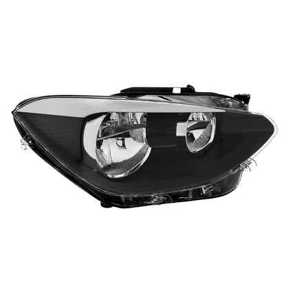 For BMW 1 Series F20/F21 Halogen Headlight – Right Side | 2011‑2015 RHD | Black Inner Housing | 63117229686