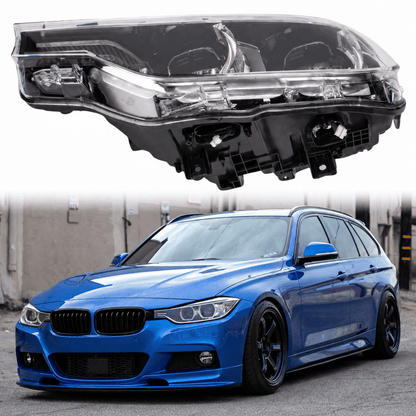 Image of passenger side LED headlight for BMW 3 Series 2015-2017