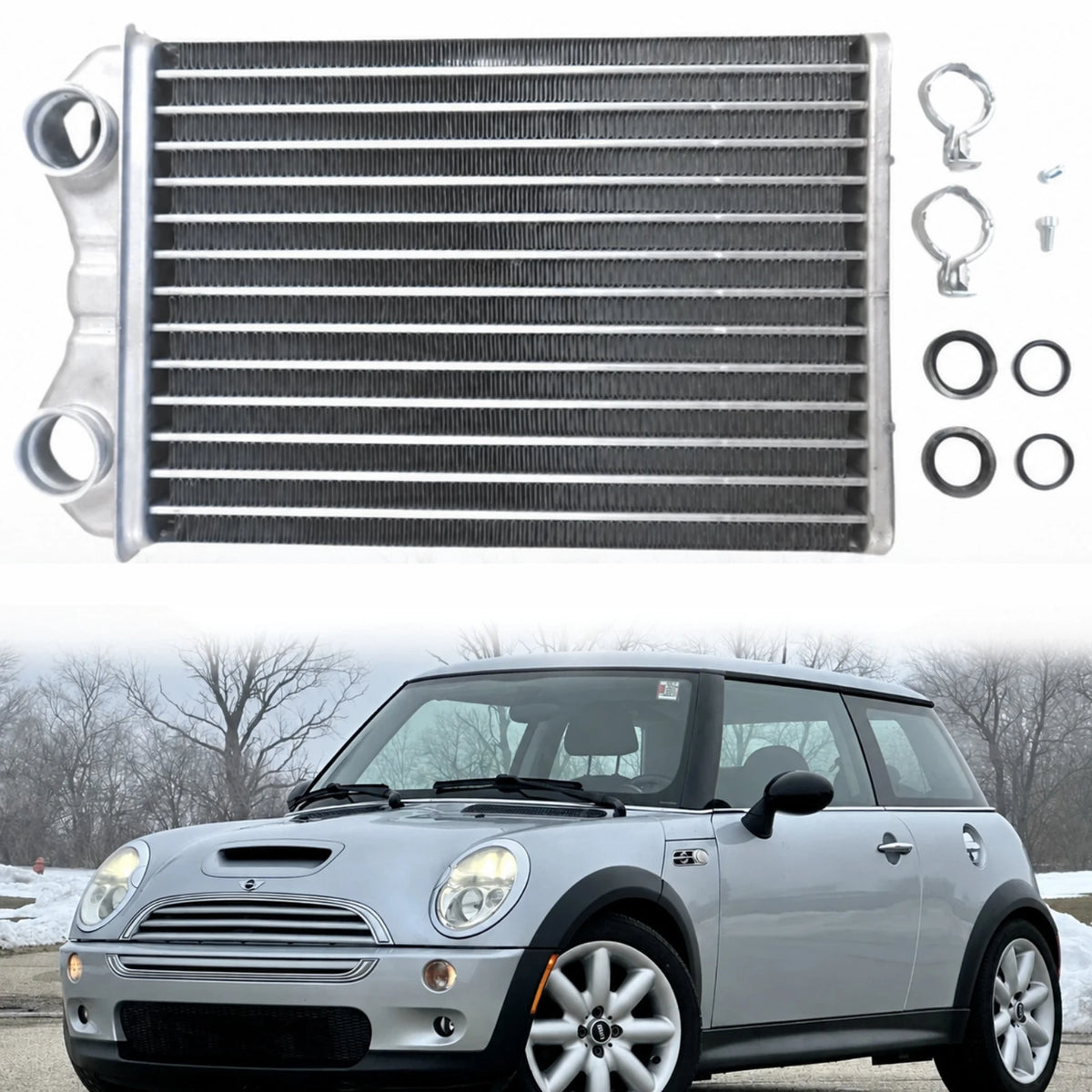 Image of Aluminium Heater Core 64111497527 for MINI Cooper One S Works