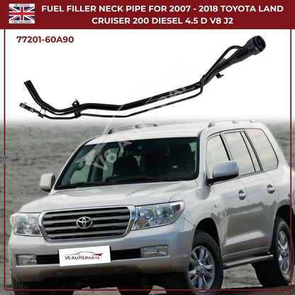 Fuel Tank Filler Neck Pipe For Toyota Land Cruiser 200 (2007–2018) 4.5L AWD Diesel – Direct Fit Replacement