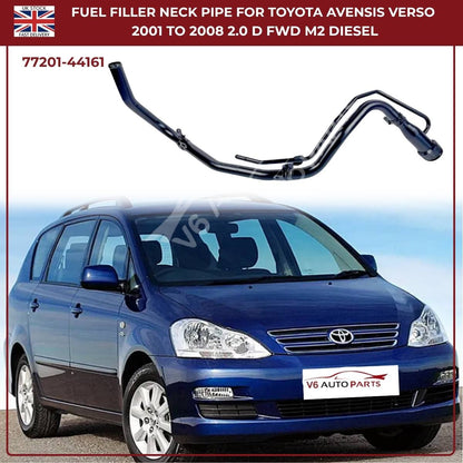 Fuel Filler Neck Pipe for Toyota Avensis Verso 2.0D-4D Diesel (2001–2008) | OE-Equivalent Replacement 77201-44161