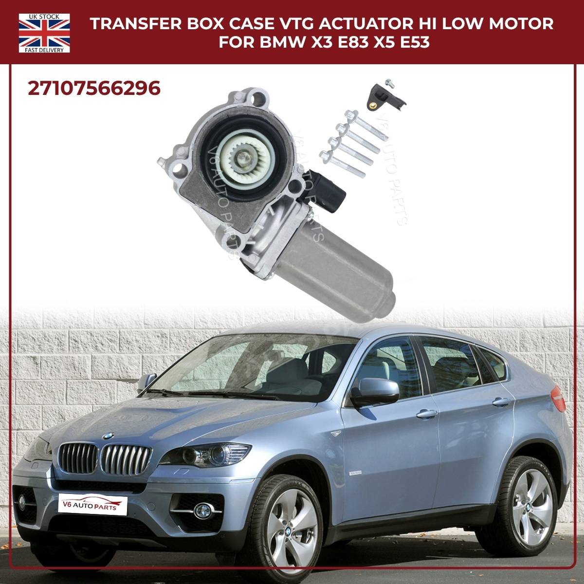 Transfer Box Actuator Motor Repair Gear Kit For BMW X3 X5 03 On X6 2008 onwards