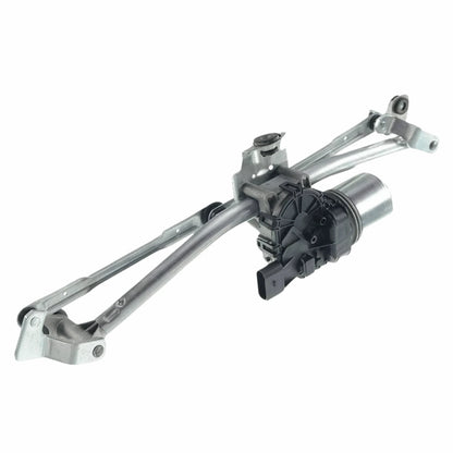 image of SEAT Ibiza front windscreen wiper linkage assembly 2002-2006 RHD OEM 6Q2955601B
