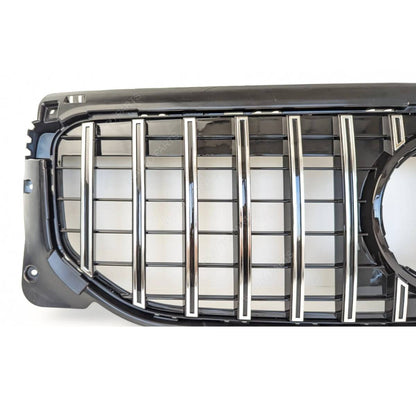 Front Radiator Grille Panamericana Style – Fits Mercedes GLB‑Class X247 180d / 220d (2019–2023)