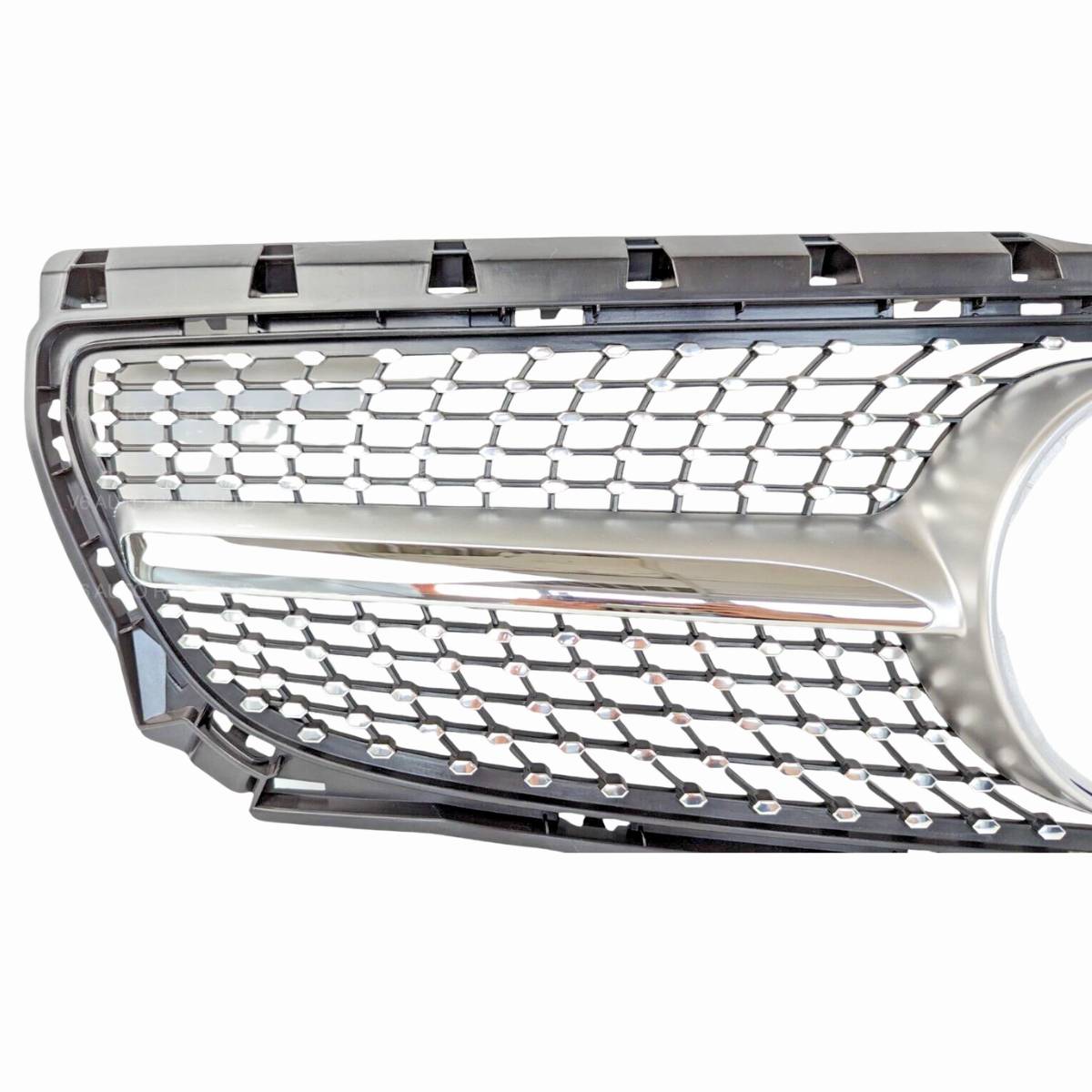 For Mercedes Benz B‑Class W246 Front Bumper Chrome Diamond Grille – Fits B180 & B250 (2011–2014)