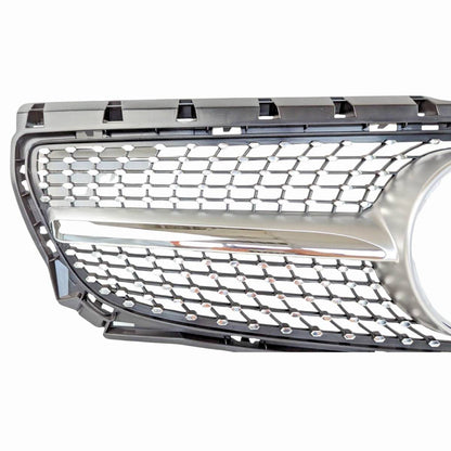 For Mercedes Benz B‑Class W246 Front Bumper Chrome Diamond Grille – Fits B180 & B250 (2011–2014)
